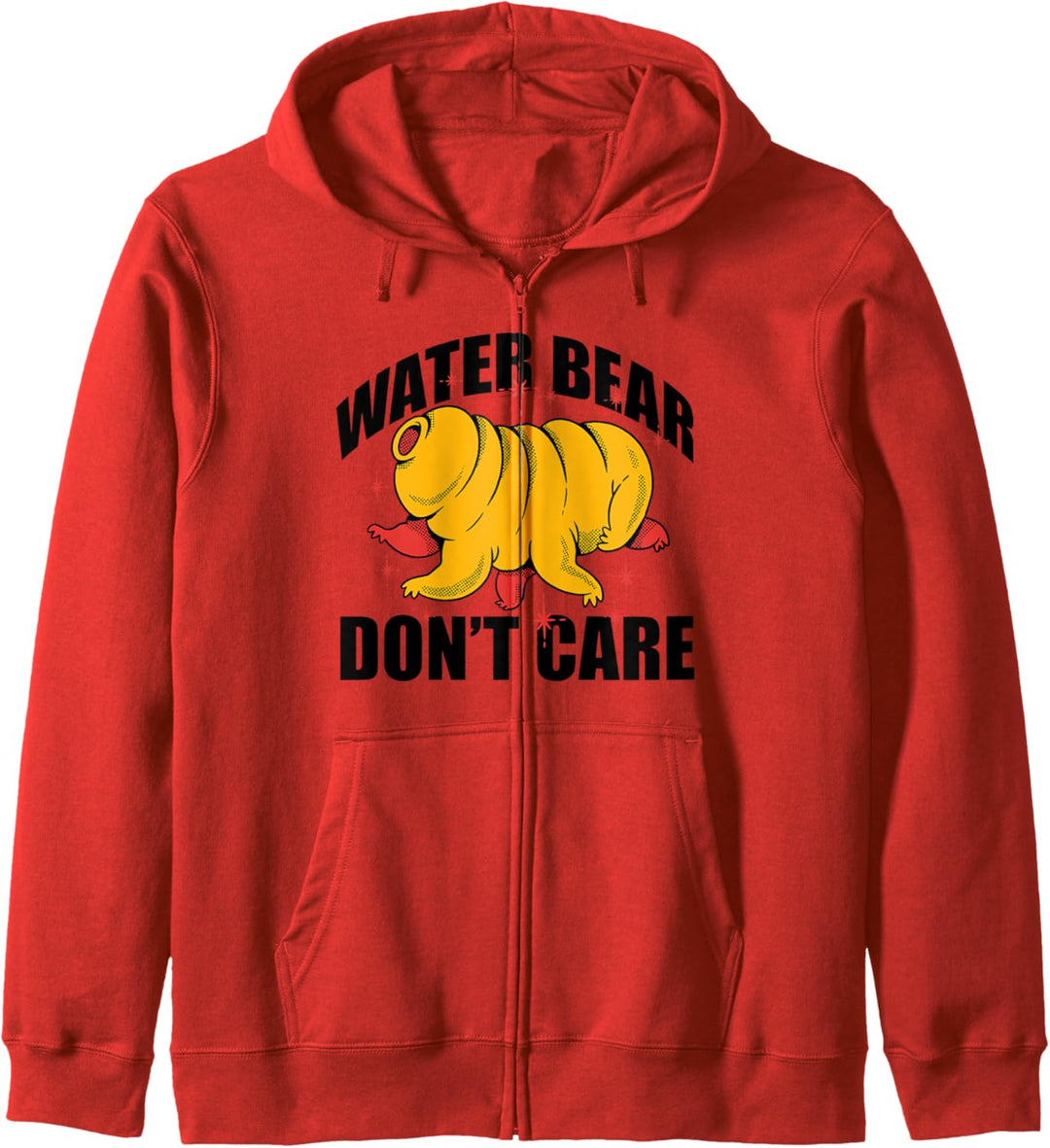 WASSERBÄREN IST DAS EGAL! Bärtierchen Tardigrade Meme Kapuzenjacke