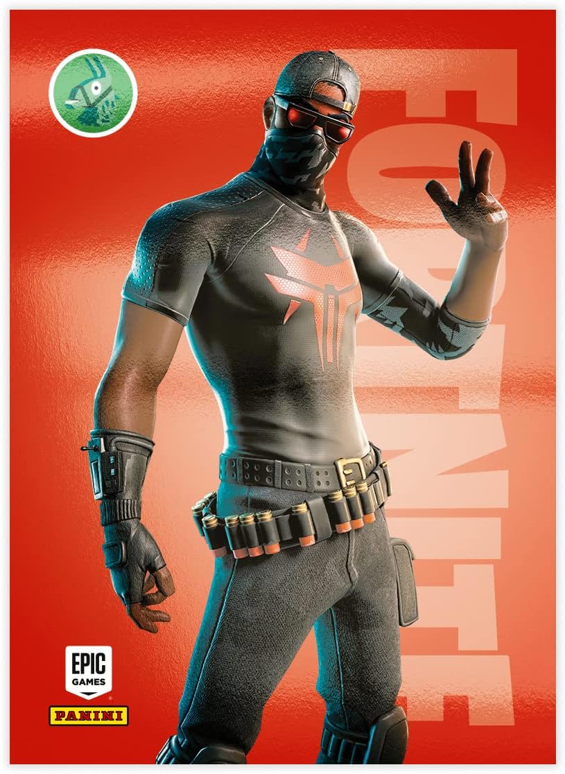 Panini Fortnite Series 3 Trading Cards - Hobby-Box mit 18 Flowpacks 18 Packungen, 18 Packungen