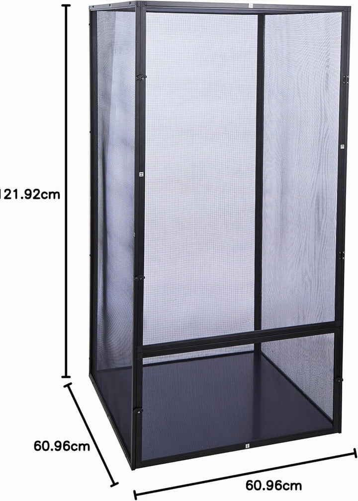 Zoo Med NT-10 ReptiBreeze Aluminium Terrarium 40 x 40 x 50 cm Multicolor 40 x 40 x 50 cm, Multicolor