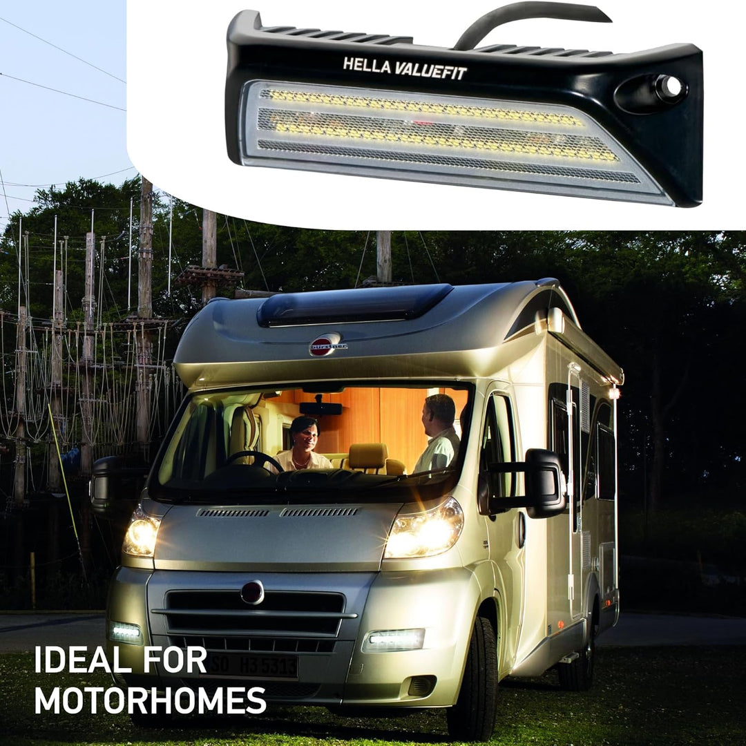 HELLA 1GB 357 098-001 LED-Arbeitsscheinwerfer - Valuefit SMS2000-12/24V - 2000lm - Anbau - Nahfeldau