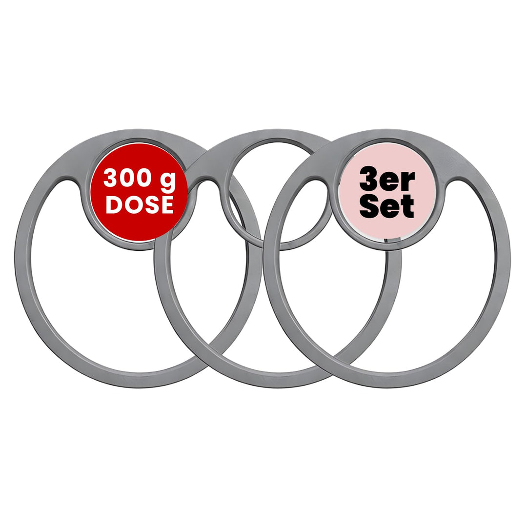 Löffelhalter (3) ESN für 300 g Protein Dosen z.B. Flexpresso, Whey, Matcha – Scoop Halter &amp; Abstreif