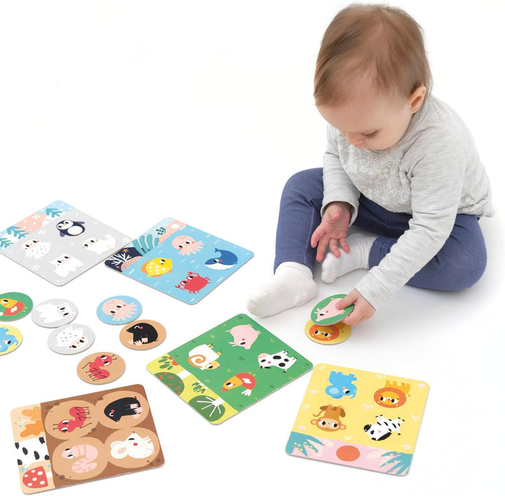 Banana Panda Let's Play Habitat Bingo 2+ - Erstes pädagogisches Lernspiel für Kinder ab 2 Jahren - H