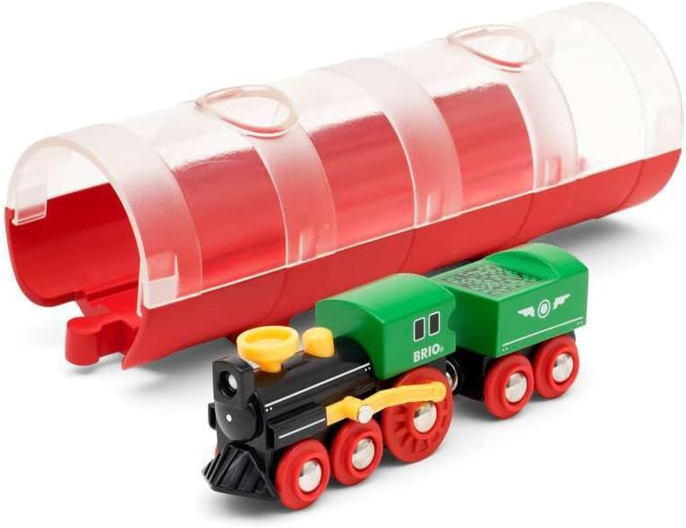 BRIO World 33892 Tunnel Box Dampflokzug - Zubehör für die BRIO Holzeisenbahn – Empfohlen für Kinder