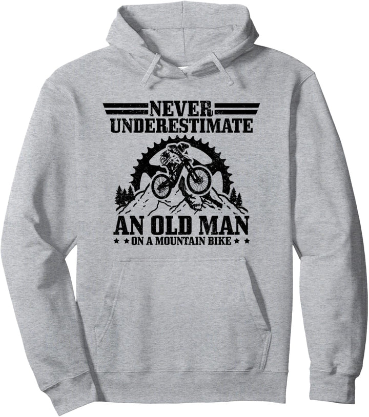 Mountainbike Downhill Vintage MTB Downhill Lustig Geschenk Pullover Hoodie