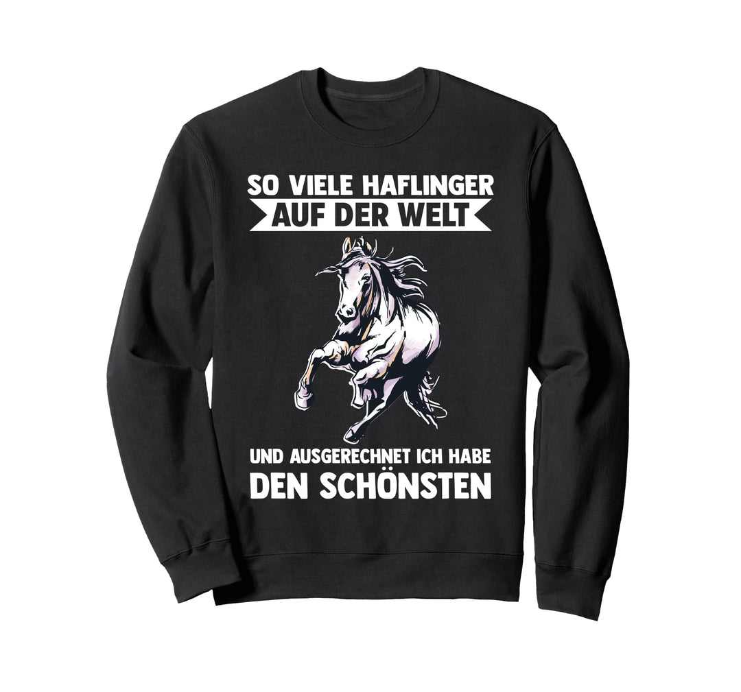 Pferde Stall Reiten Haflinger Pferd Sweatshirt