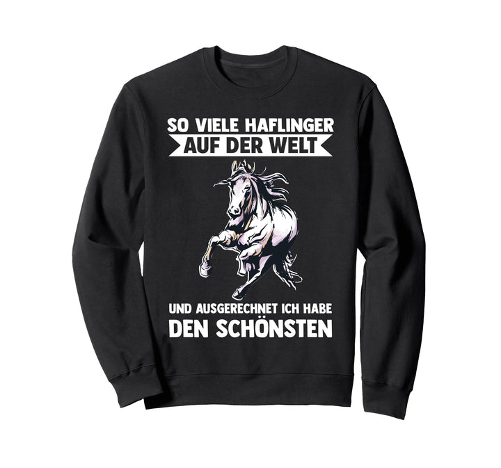 Pferde Stall Reiten Haflinger Pferd Sweatshirt