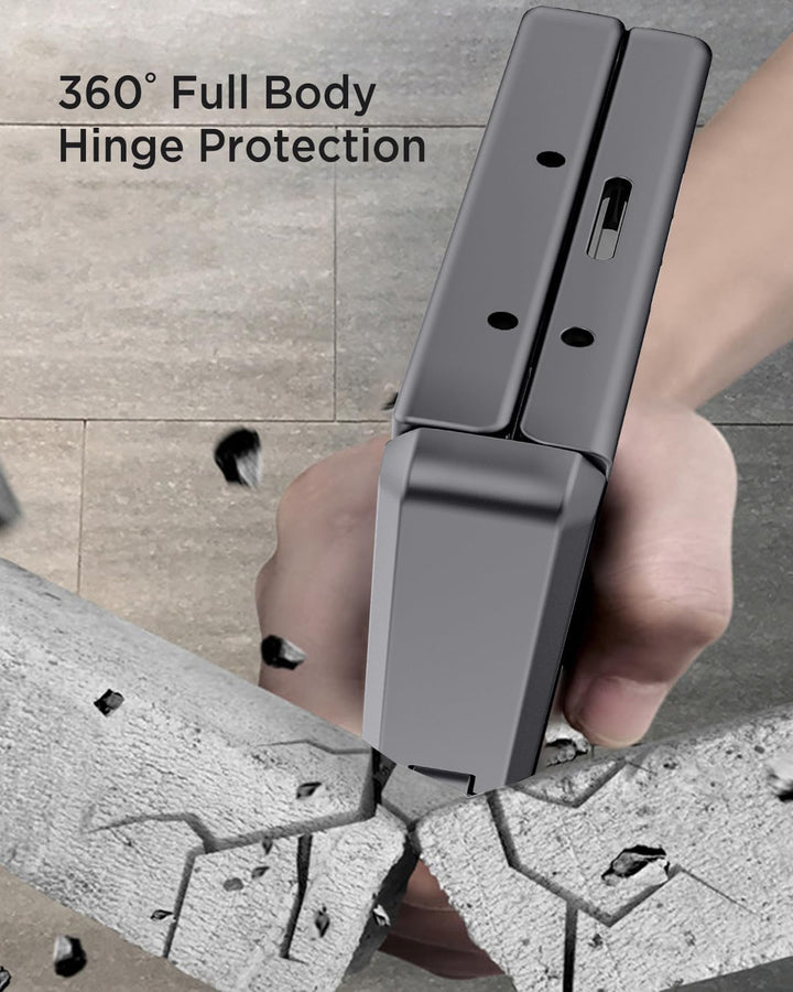 Miimall Kompatibel mit Samsung Galaxy Z Fold 7 Magnetisch Hülle, Anti-SPY Displayschutz & Scharniers