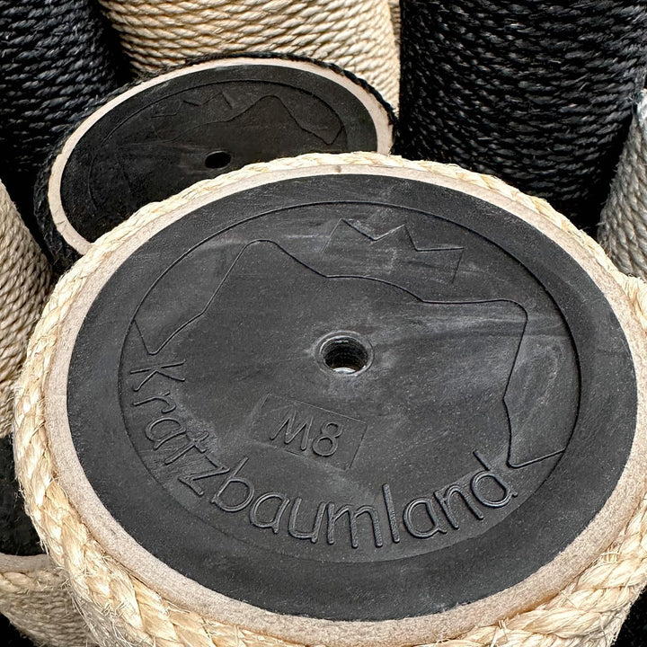 Kratzbaumland 12 cm Endstamm mit Stehbolzen, Ersatzstamm für Kratzbaum: Länge: 31 cm, Gewinde - 8 mm