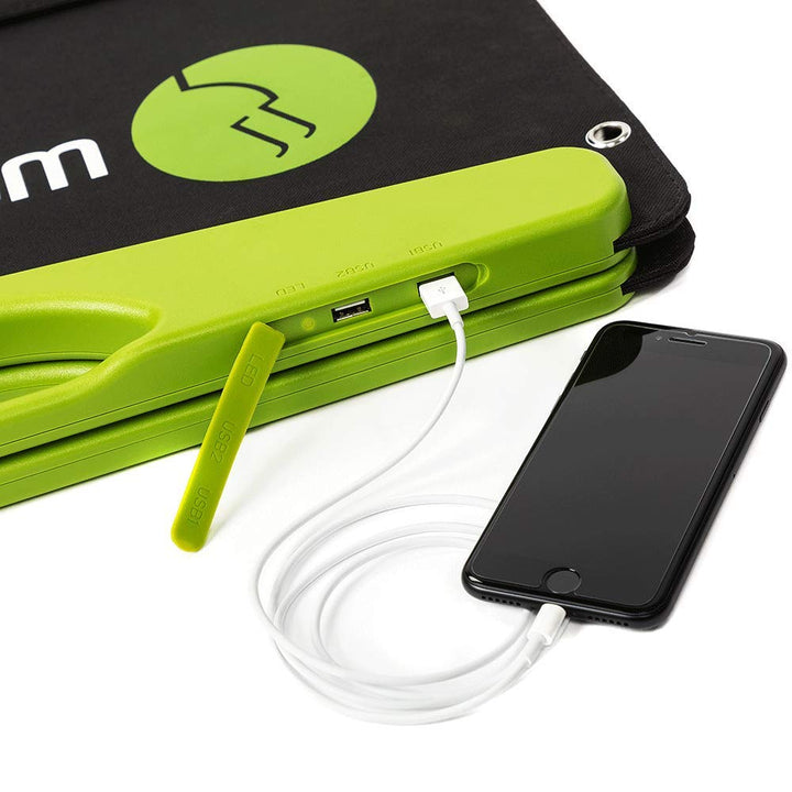 WATTSTUNDE SolarBuddy 100W Solarkoffer - Hardcover Solartasche WS100SB - faltbares Solarmodul direkt