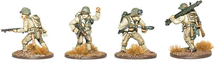 Kriegsherr GB-A2 - WW2 US Rangers 28mm Figuren - Bolzen Aktion - 25x 1/56 Wargaming-Minaturen