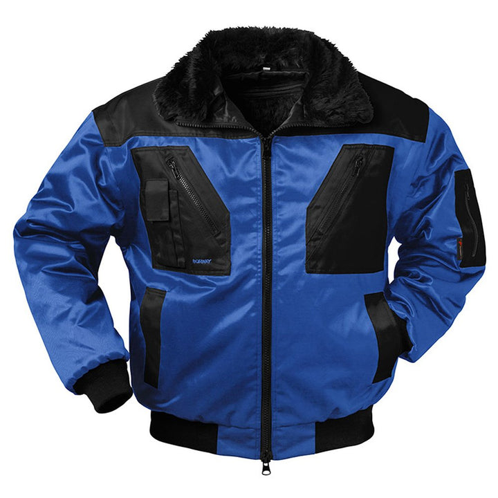 NORWAY-Pilotjacke MOLDE 23629 royal/schwarz Gr.XXL