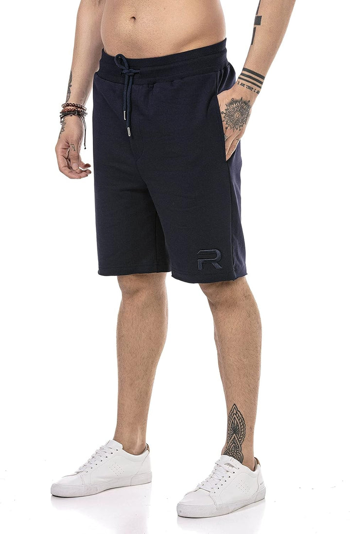 Redbridge Shorts für Herren Kurze Hose Sweat-Pants Sporthose Freizeithose Bermuda Capri S Blau, S Bl