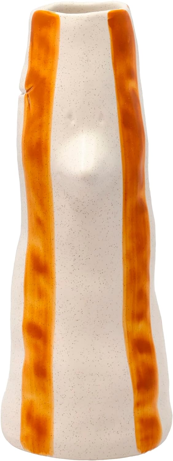 Villa Collection Styles Vase mit Schnabel und Wimpern 11,5 x 10 x 26 cm S Amber S Braun, S Braun
