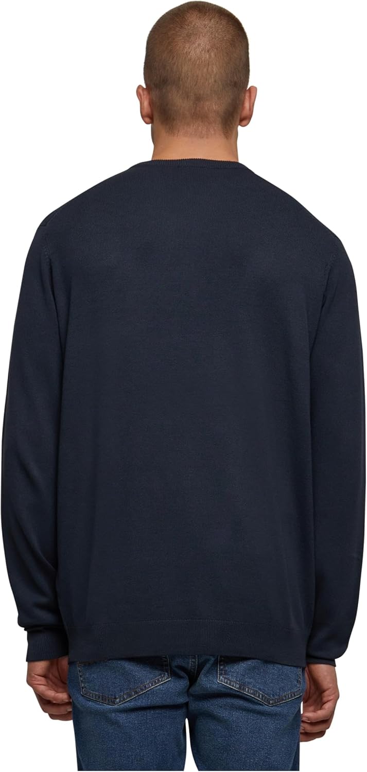 Urban Classics Herren Knitted Crewneck Sweater Sweatshirt S Navy, S Navy