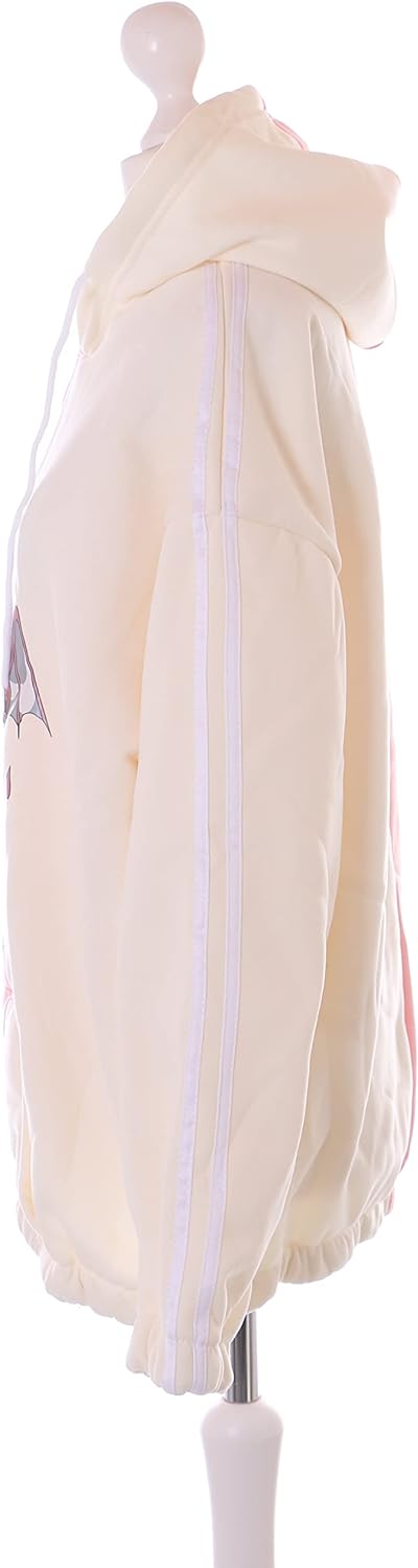 Kawaii-Story TS-313-3 Rosa beige Patch Manga Zeichnung Grafik Hoodie Sweatshirt Pullover Pastel Goth