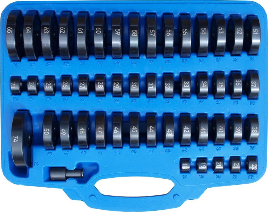 Carmax Werkstattpresse 20T mit 2Pumpen + Druckstück Treibsatz 18-150mm + Druckdornsatz 8tlg.