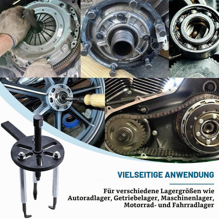 FreeTec 21tlg Innenlager Kugellager Abzieher, Universal Innenabzieher Lager Set, 3 Gebogenen Haken K