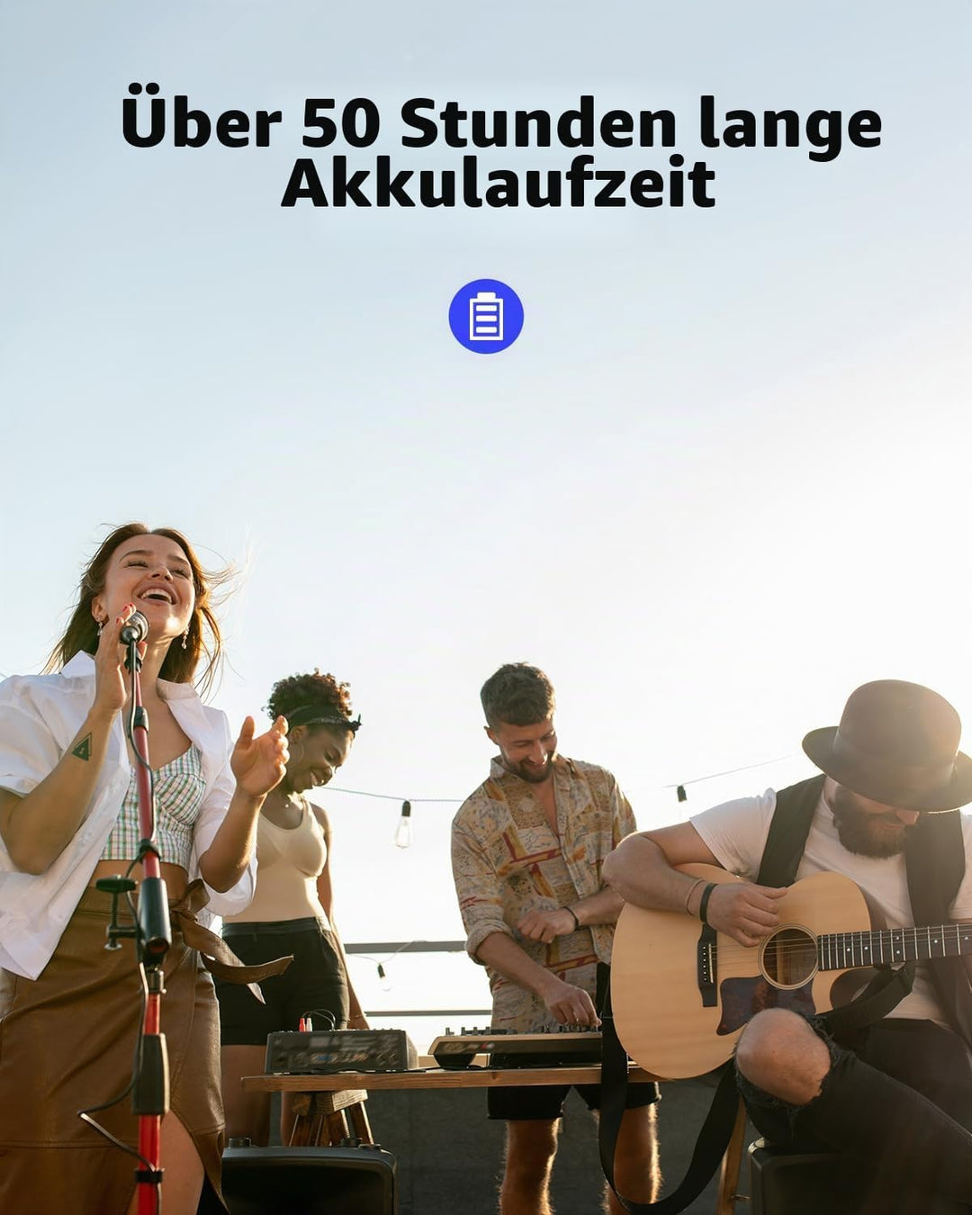 Donner Wireless Page Turner Pedal, wiederaufladbare Musik Page Turner Fusspedal für Tablets Telefon,