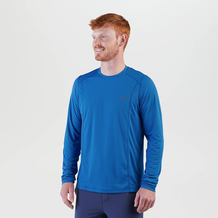 Outdoor Research Echo L/S Tee L Classic Blue, L Classic Blue