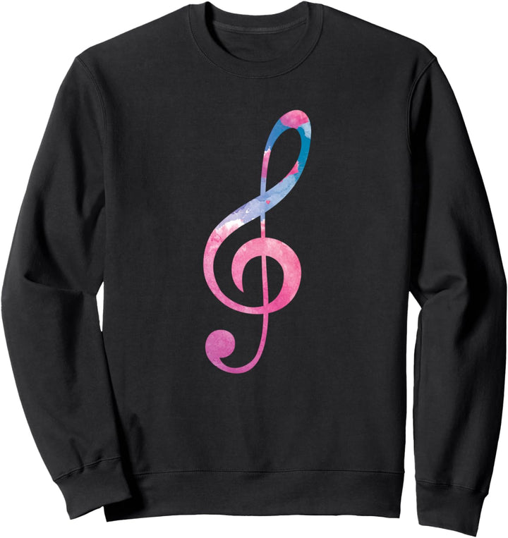 Chor Chorprobe Chorsänger Singen Geschenk - Notenschlüssel Sweatshirt