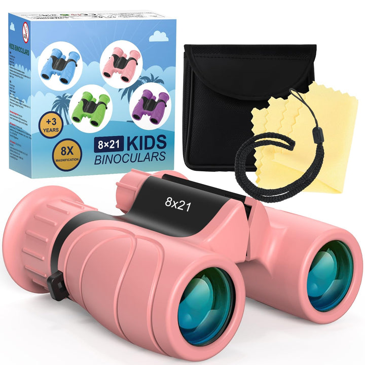 Fernglas für Kinder, 8x21 Ferngläser Klein Fernglas Klein für Erwachsene und Kinder, HD Feldstecher