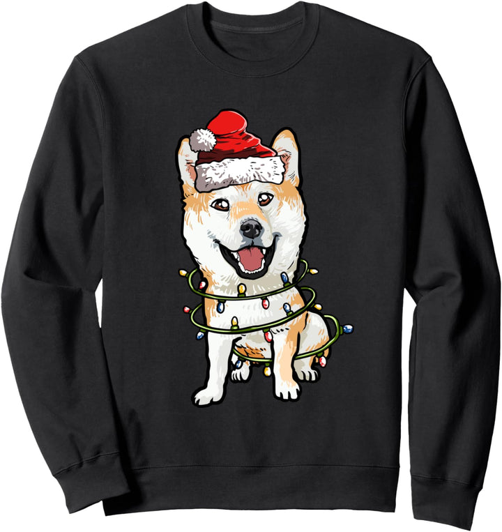 Shiba Inu Weihnachten Geschenk X-Mas Hunde Kostüm Sweatshirt
