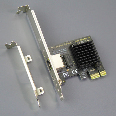 GLOTRENDS LE8105 2.5Gbps PCIe Ethernet Netzwerkkarte, RTL8125BG Chip, RJ45 LAN Port, PCIe X1 Install