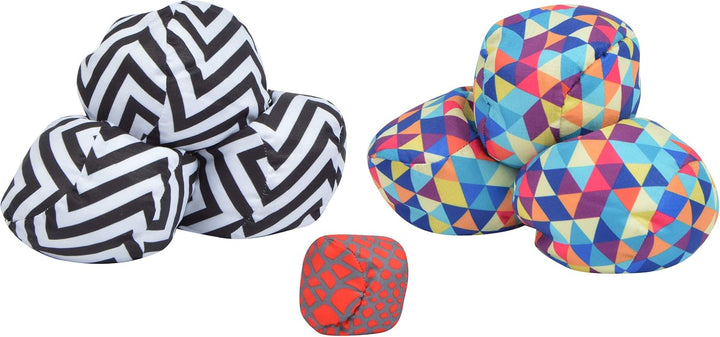 Ocean 5 Extrem Boule - Soft-Boule Set, Street-Boccia, Cross Country Petanque mit Tasche Immer überal