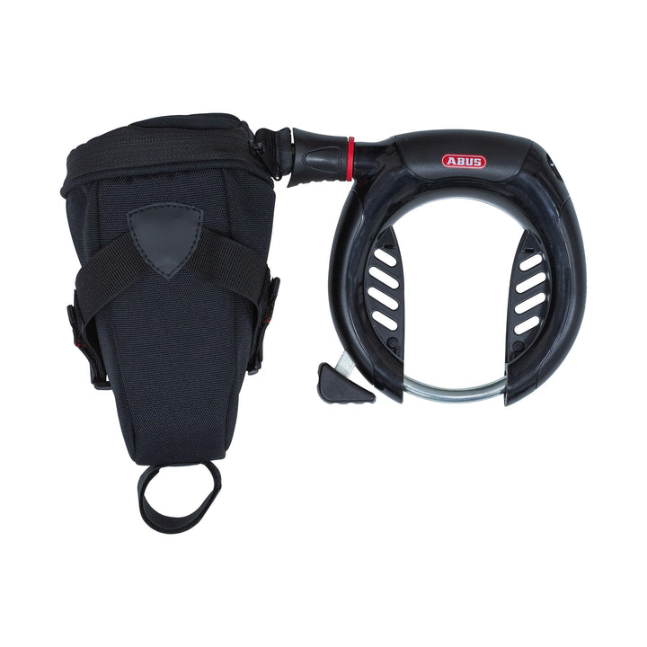 ABUS Rahmenschloss Pro Shield 5950 NR + Rahmenschlosskette Chain 6KS/85 + Schlosstasche ST5950 - Sch