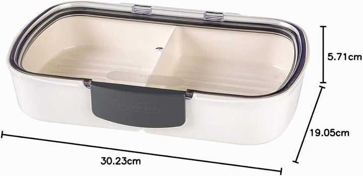 Progressive International PKS-710 Split Deli ProKeeper Frischhaltedose luftdicht Aufbewahrung von Le