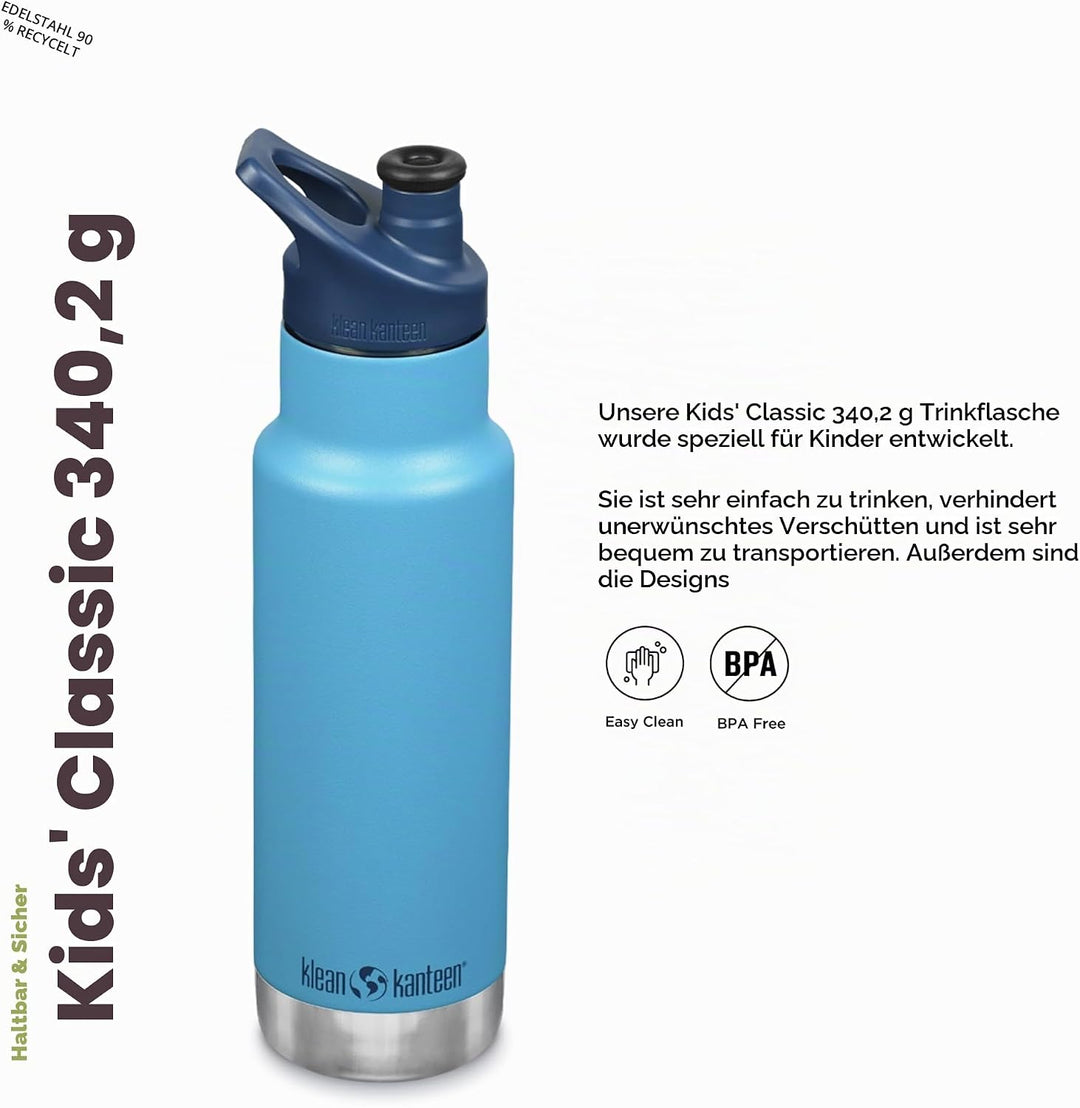 Klean Kanteen Unisex – Erwachsene Classic Sport Flasche Einheitsgrösse Single Hawaian Ocean, Einheit