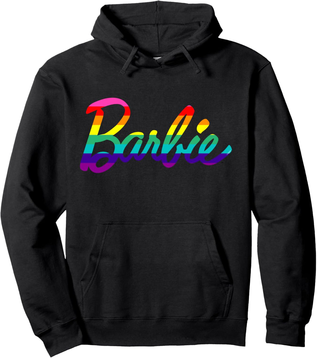Barbie, Regenbogen, Logo, Klassisch, Pullover Hoodie