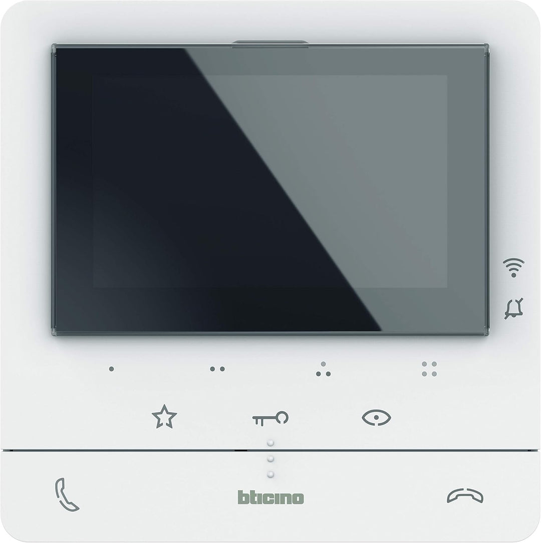 BTICINO, Video-Hausstation Classe 100X16E mit WLAN-Anbindung, 7" Touchscreen, zur Erweiterung für ei