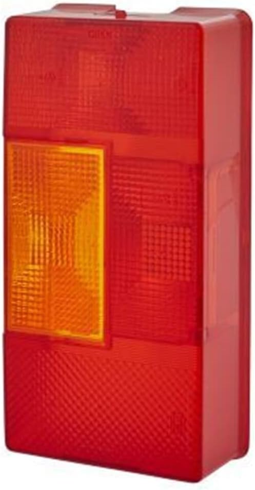 HELLA Rückleuchte - Glühlampe - 12V / 24V - Anbau - ECE - Lichtscheibenfarbe: rot/gelb - Stecker: Fl
