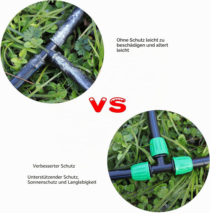 15 Stück Teichbewässerung 1/2 Zoll Vinylschlauch (1/2 "ID x 0,65" AD) Anti-Drop-Qualitätsfitting (pa