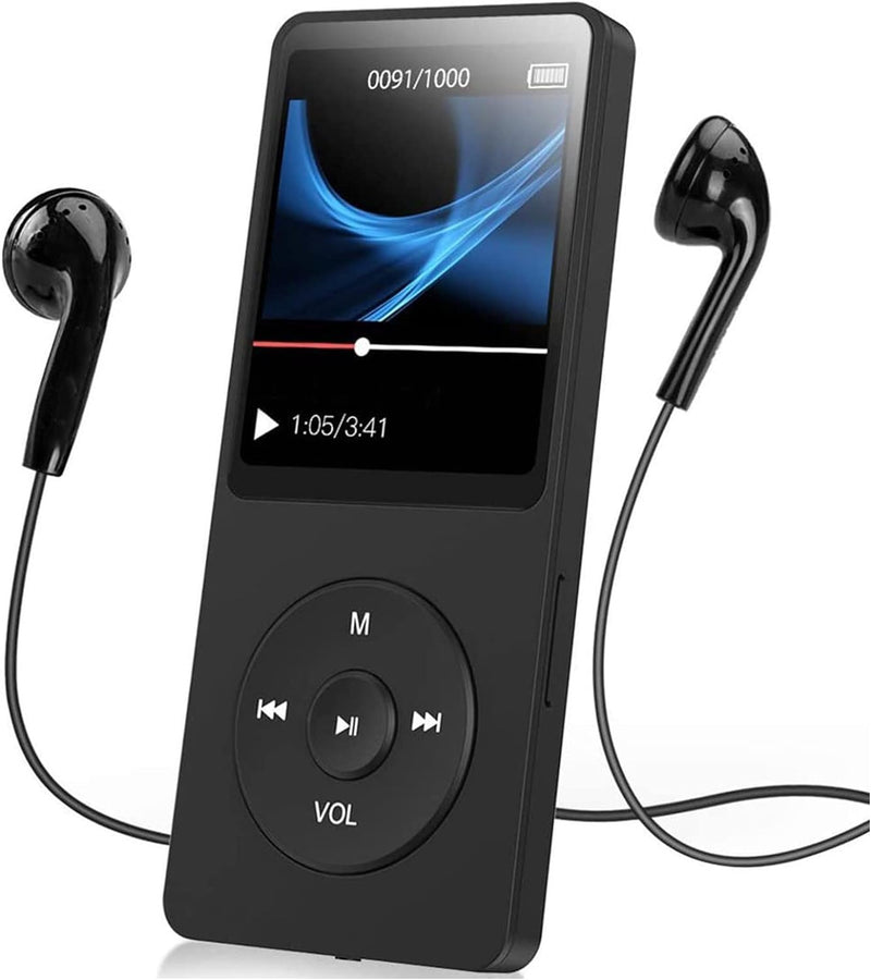 Bluetooth 5.0 MP3 MP4 Player, Tragbarer HiFi Musikplayer, Integrierte HD Lautsprecher, UKW Radio, ,