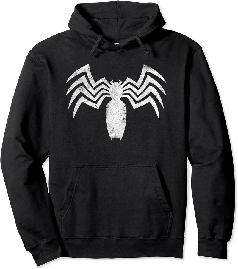 Marvel Distressed Claw Venom Logo Pullover Hoodie