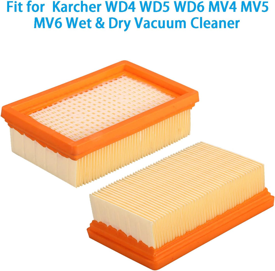 Staubbeutel Filter Zubehör Set für Kärcher WD4 WD5 WD6 MV4 MV5 MV6 WD5P WD6P Premium Staubsauger KFI