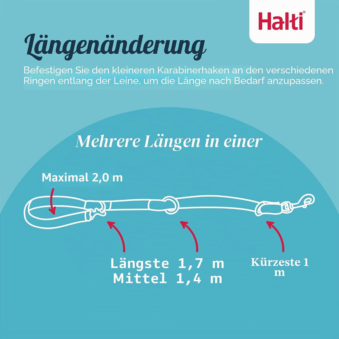 Halti Kopfhalsband und Trainingsleine Kombi-Pack, stoppt das Ziehen des Hundes auf Spaziergängen, be
