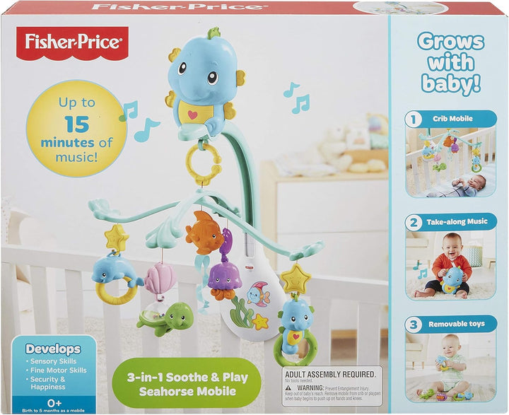 Mattel Fisher-Price DFP12 Seepferdchen-Mobile, mehrfarbig