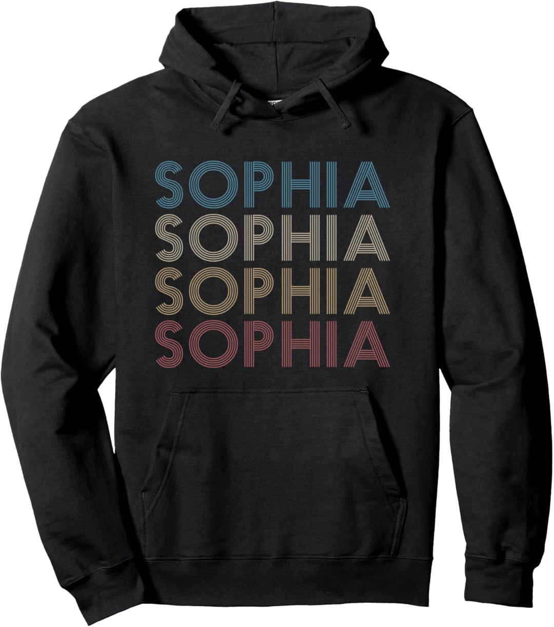 Sophia Name I Vintage & Strand I Personalisiertes Sophia Pullover Hoodie