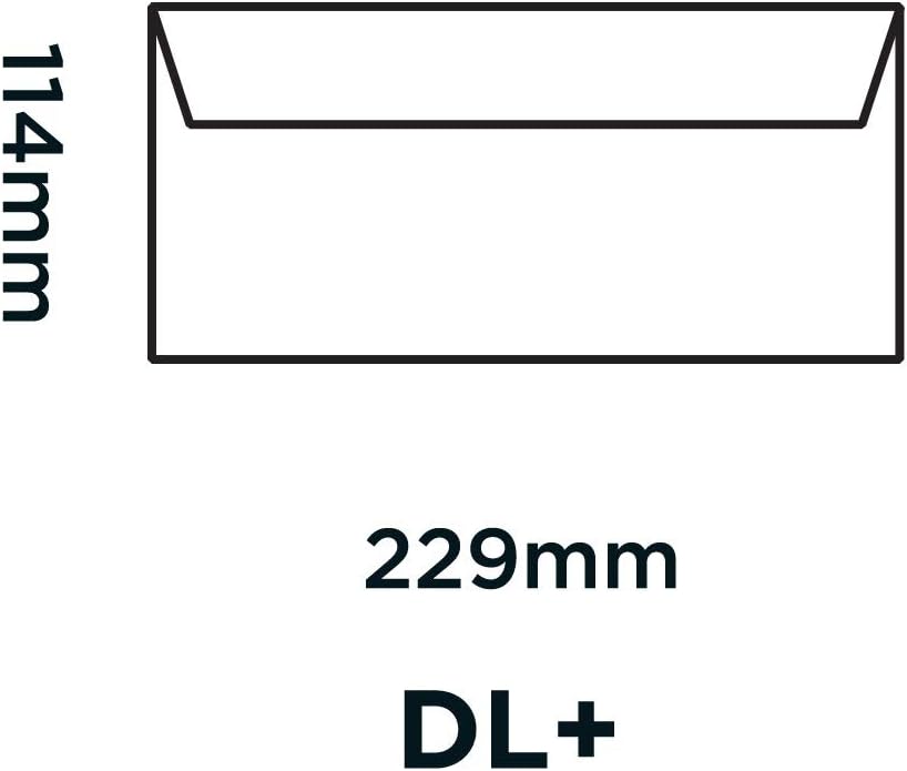 Blake Creative Colour 216 Briefumschläge Haftklebung Zitronengelb DL+ 114 x 229 mm - 120g/m² | 500 S
