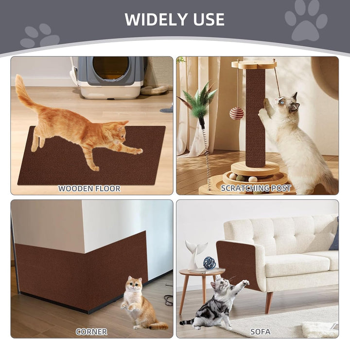 Kratzmatte Selbstklebend Kratzschutz Sofa Katze: DIY Kratzbrett Katze Kratzteppich Katzen Wand - Ant