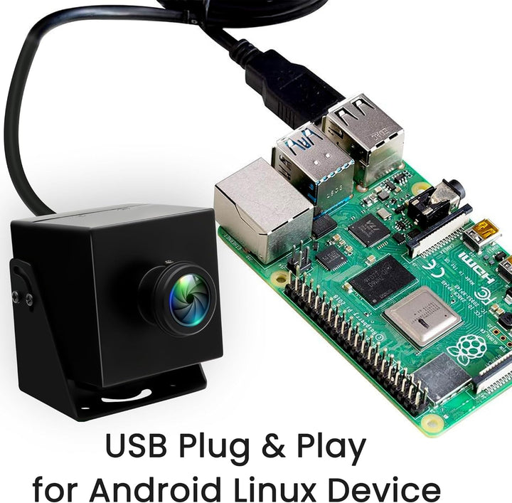 ELP 8K USB Kamera 48MP 6000P Ultra HD USB Webcam mit 200 Grad Weitwinkel Fischaugenobjektiv PC Compu