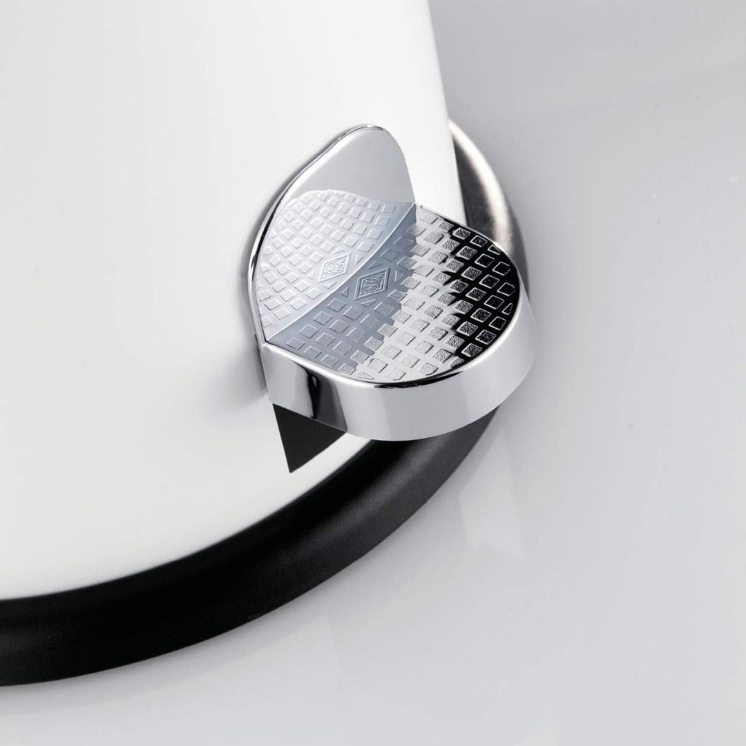 Wesco 184 631 Kickmaster Abfallsammler 33 Liter lemongrün 37.5 x 37.5 x 69cm (L/B/H), Edelstahl, Lem