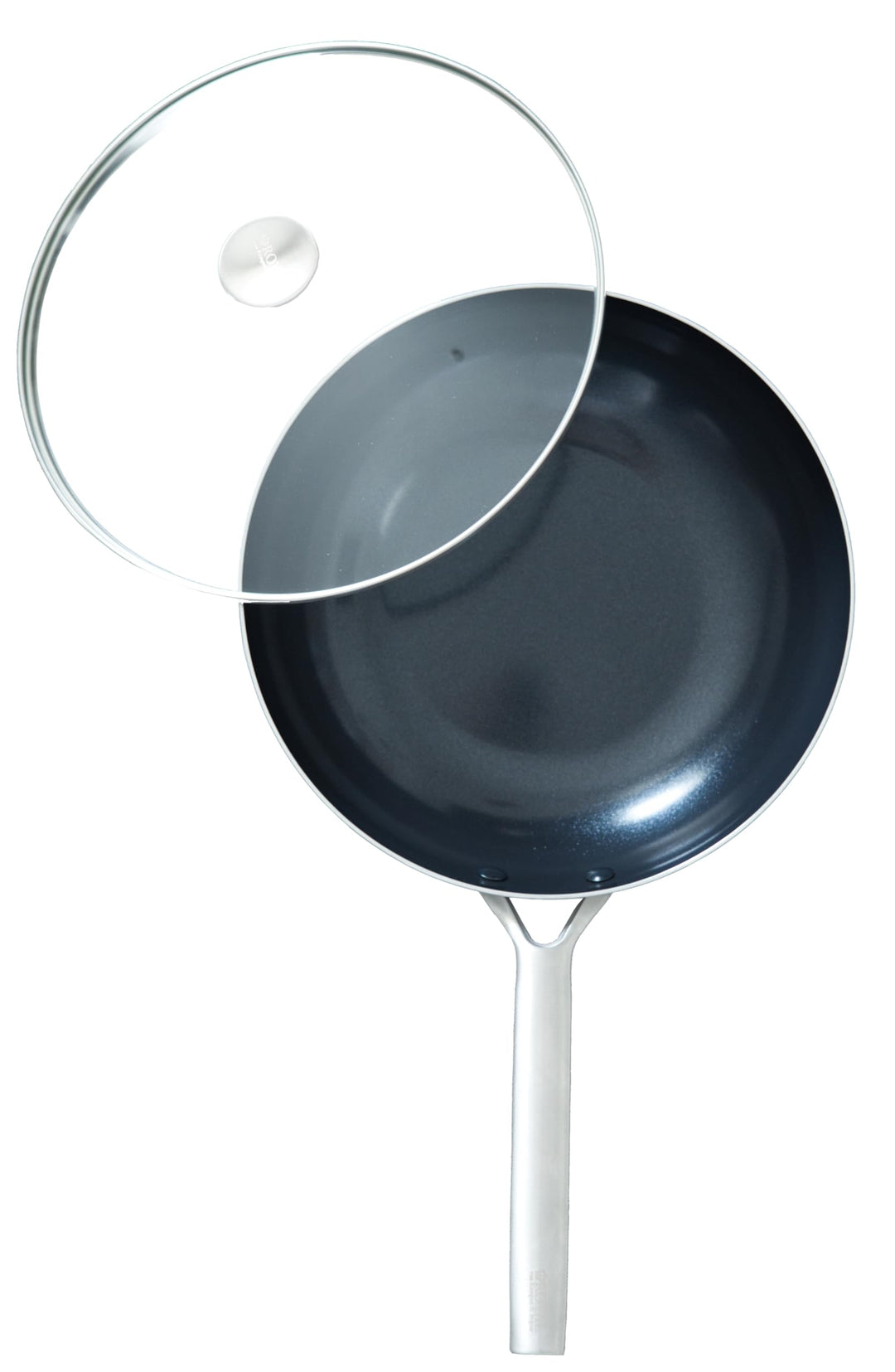 Royal Van Kempen & Begeer 28 cm Wok Backofenfest Keramikbeschichtung mit Glasdeckel Stahl