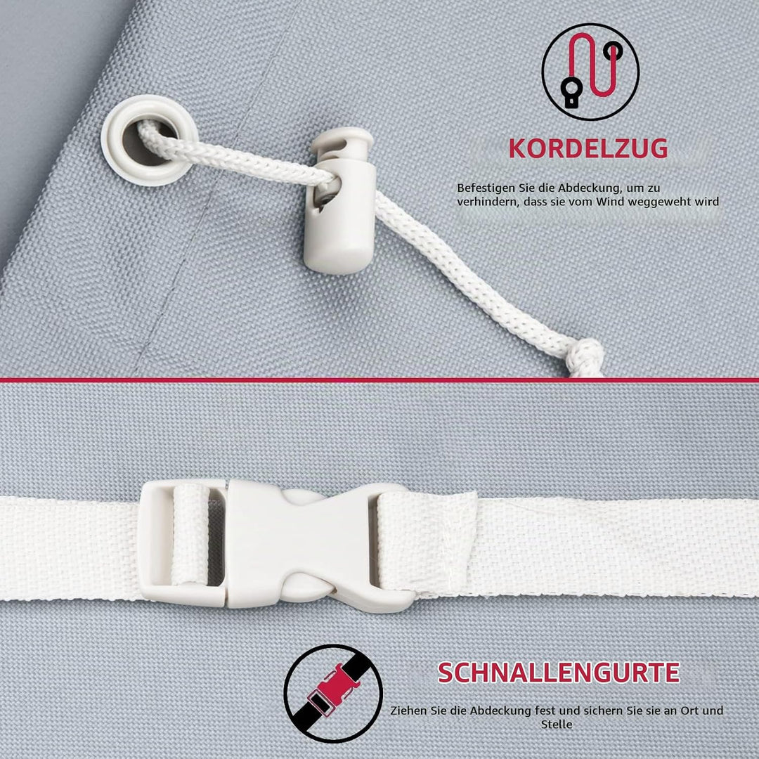 Turtle Life Gartensofa Abdeckung, Gartenbank Abdeckung Wasserdicht, Gartenbank Abdeckung für 3-4 Sit