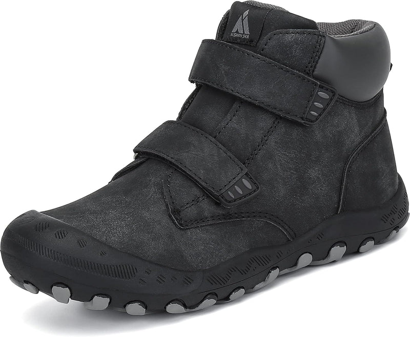 Mishansha Kinder Wanderschuhe Trekking Wanderstiefel Outdoor Trekkingschuhe 30 EU Schwarz, 30 EU Sch