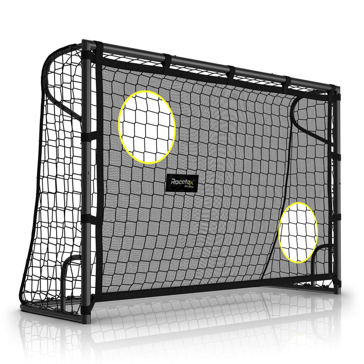 Fussballtore für Garten Kinder [MIT TORWAND] – Robustes Fussballtor Kinder und Erwachsene mit Stahlr