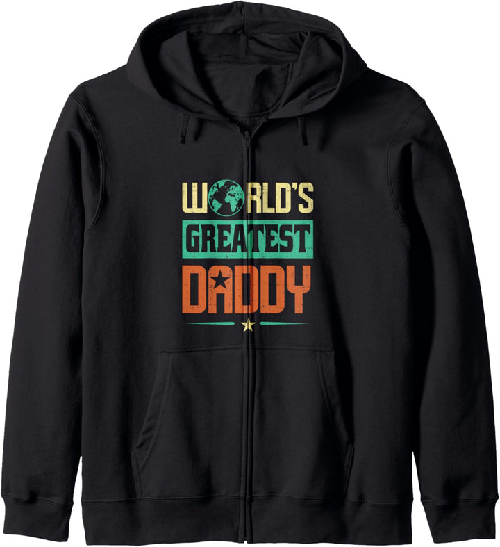 World's Greatest Daddy Father's Day Dad Papa Funny Pops Fun Kapuzenjacke